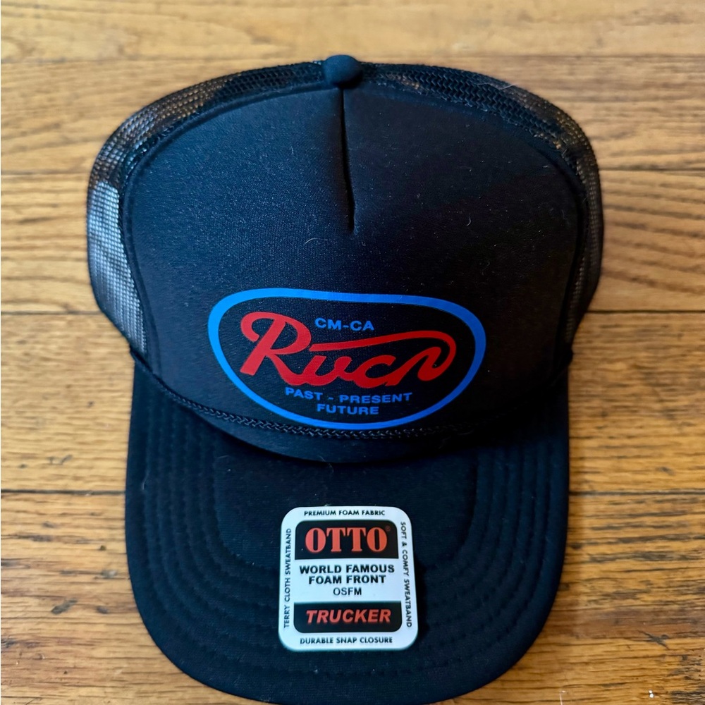 NWOT RVCA | Black Trucker Hat